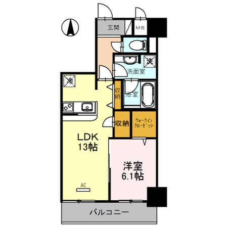 泉中央駅 徒歩4分 10階の物件間取画像